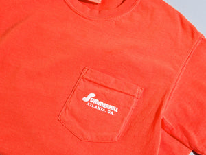 Summerhill Pocket T-shirt (Bright Salmon)